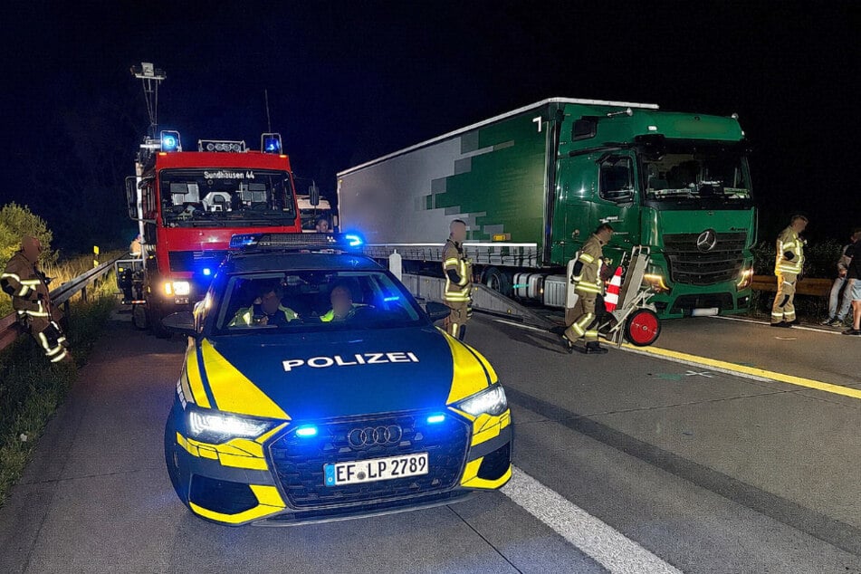 Der Lkw-Fahrer (71) stand nach dem Unfall unter Schock.