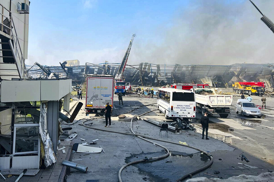 Am frühen Donnerstagmorgen kam es in der usbekischen Hauptstadt Taschkent zu einer massiven Explosion, gefolgt von einem Großbrand.