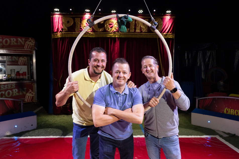 Die neuen Circus-Inhaber: Leo (34, v.l.), Sascha (46) und William Köllner (52).