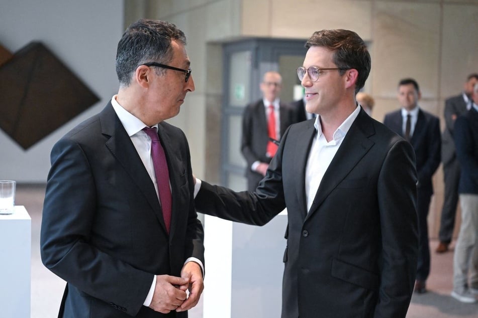 Cem Özdemir (60, Grüne) und Manuel Hagel (37, CDU) konnten sich während der Sondierungen einigen.