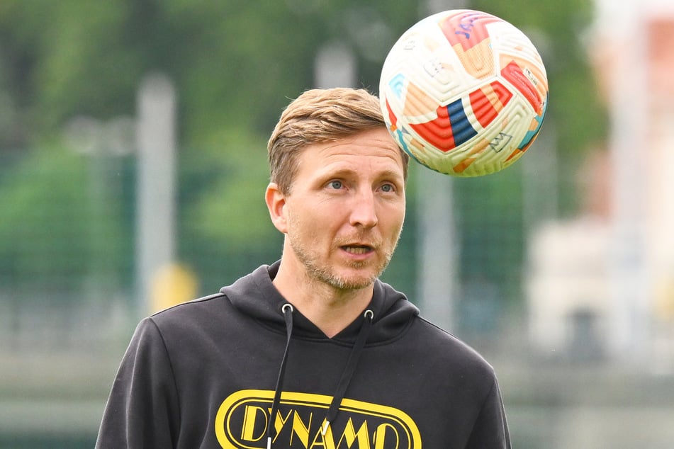 Dynamos Nachwuchschef Marco Hartmann (38) hat den großen Erfolg der U21 live vor Ort miterlebt.