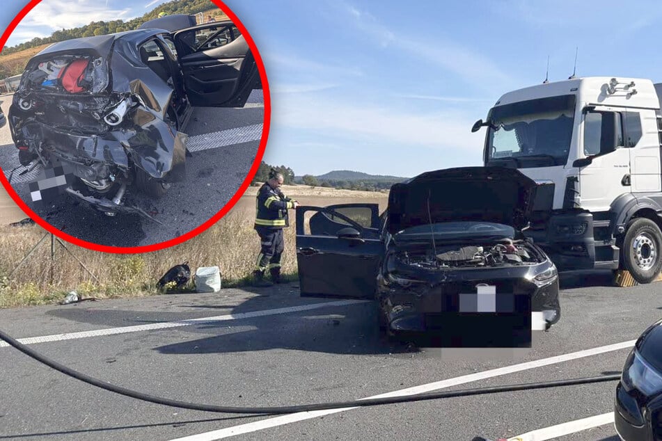 Unfallserie auf der A36: Neun Verletzte, sechs davon schwer