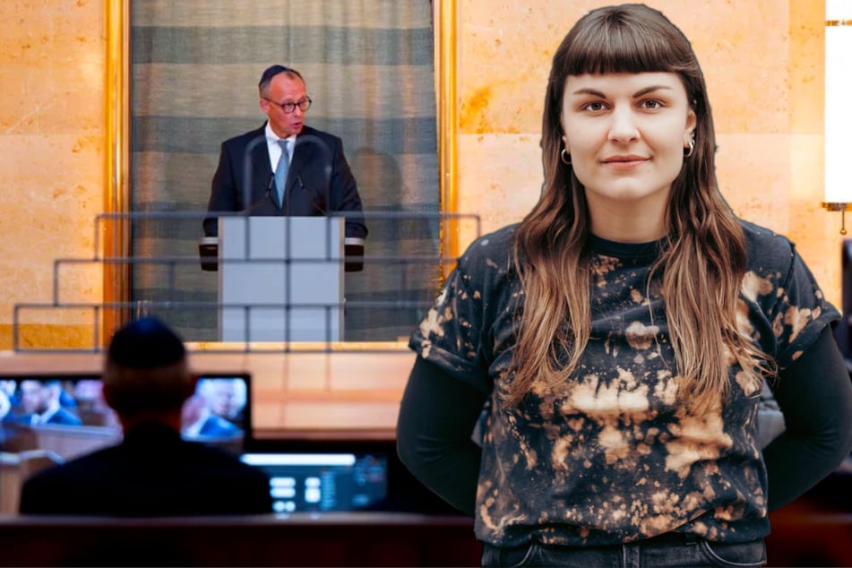 Leipzig: "Cry all you want, Friedrich Merz": Sächsin prangert Nazi-Vergangenheit von Merz' Opa an