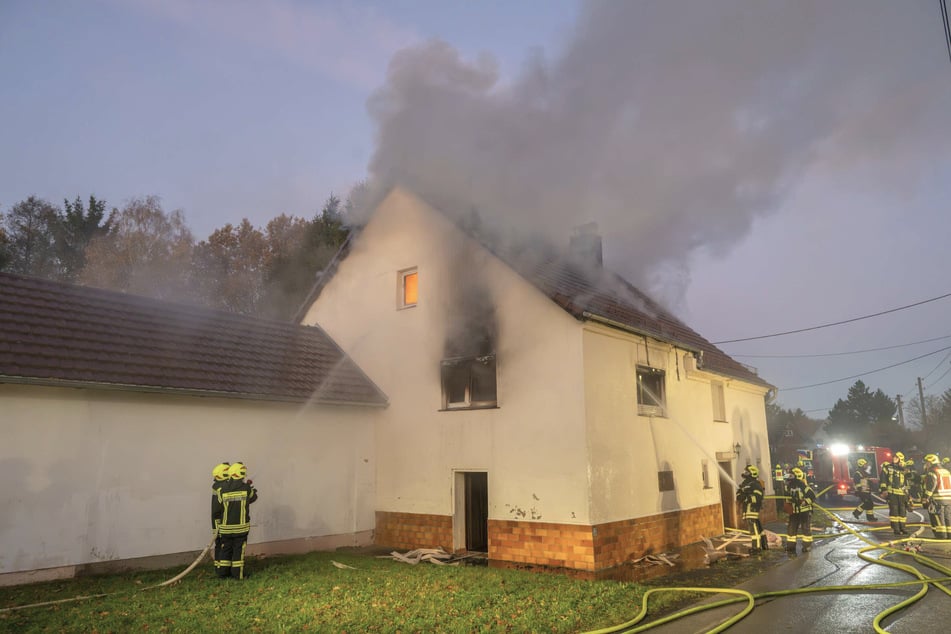 Mehrere Ortswehren aus dem Raum Großhennersdorf, Herrnhut und Zittau waren im Einsatz.