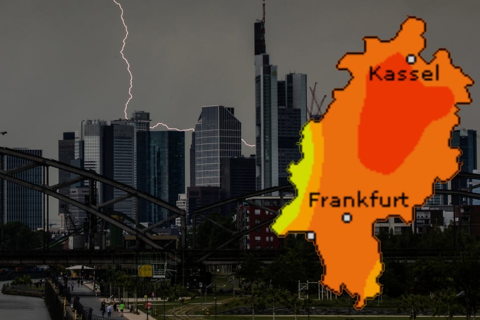Achtung! Schwül-warmes Wetter mit Unwettern in Hessen angekündigt