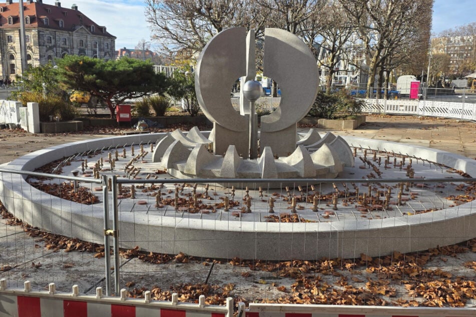 Dresden: Sanierung des Kracht-Brunnens verschiebt sich schon wieder