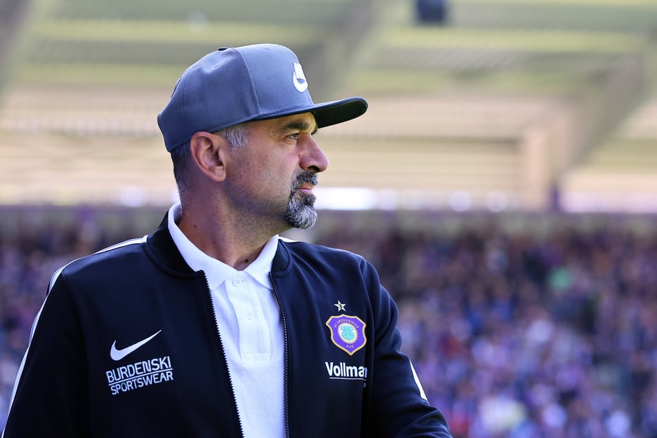 Aue-Coach Khvicha Shubitidze (51) hat vor dem Saisonauftakt gegen Altglienicke die Qual der Wahl.