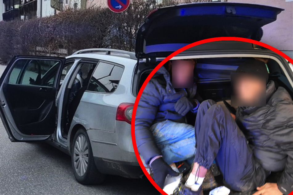 Acht Menschen in VW Passat gepfercht: Schleuser unter Drogen gefasst