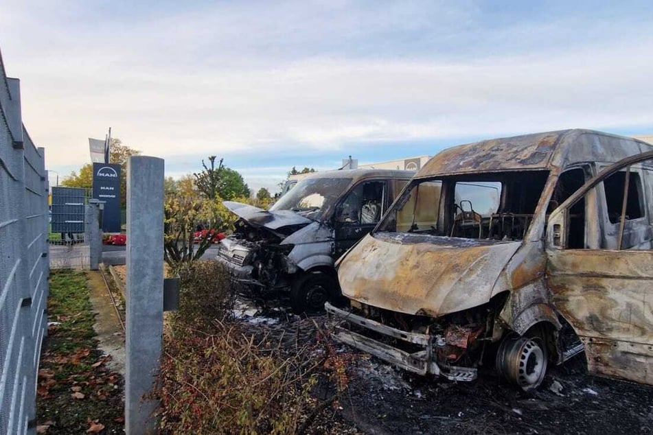 Ein zweiter Brandort.