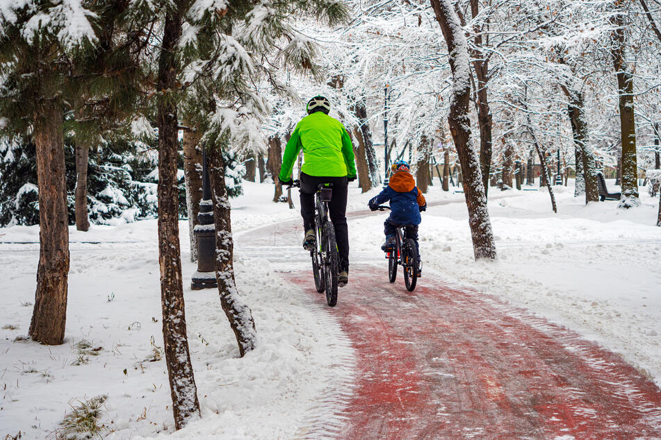 Beim Fahrradfahren im Winter gibt es einiges zu beachten.