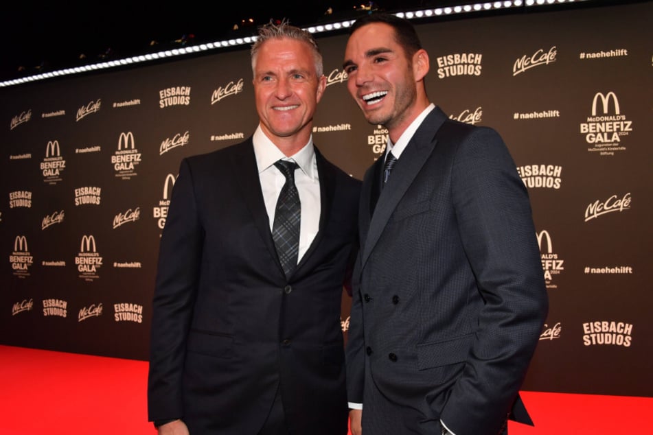 Ralf Schumacher (50, l.) und Ètienne Bousquet-Cassagne (35) sollen sich Ende Mai das Jawort geben.