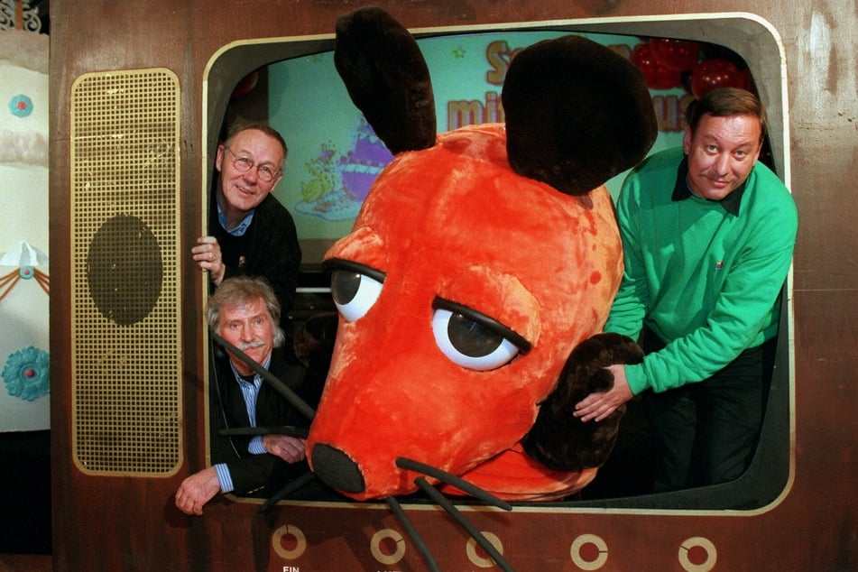 Biemann (à droite) a également présenté les années 90 l'émission "Sendung mit der Maus" devant la caméra. (Photo d'archives)