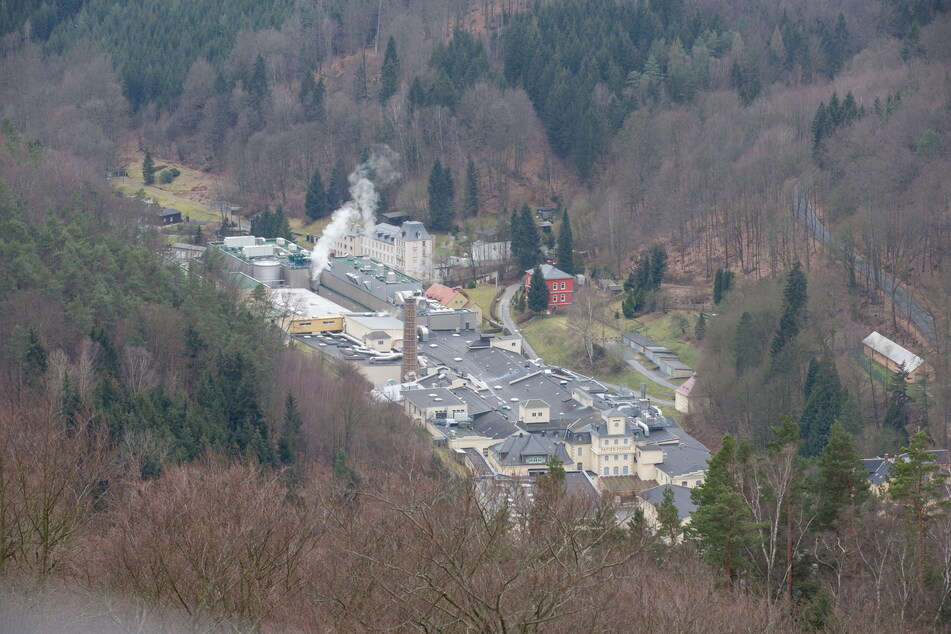 Versteckt im Tal: die Papiermühle Louisenthal.