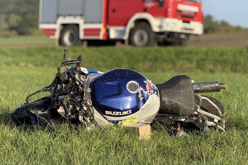 Die Suzuki-Maschine wurde von der Polizei sichergestellt.