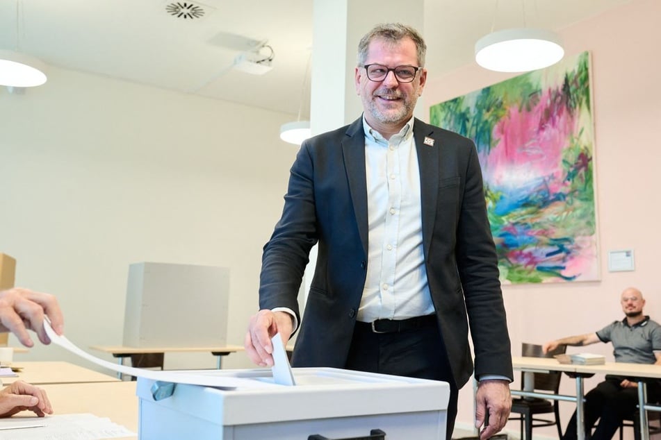 Grünen-Spitzenkandidat Werner Graf (45) hat in Berlin Tempelhof-Schöneberg gewählt.