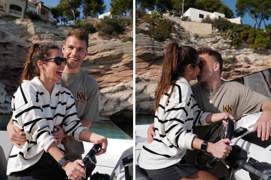 Anfang des Jahres absolvierte das Promi-Paar auf Mallorca erfolgreich seinen Bootsführerschein.