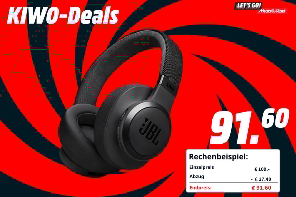 JBL-Kopfhörer für 91,60 Euro.