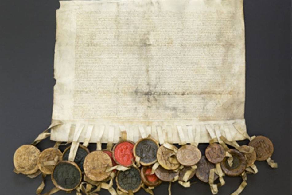 Die Urkunde des Hanse-Vertrags von 1476.