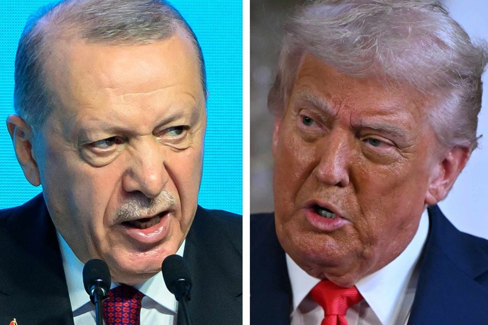 President Donald Trump (r.) said Friday he will welcome Turkish President Recep Tayyip Erdogan (l.) to the White House next week and expects a resolution to a long-running rift on fighter jets.