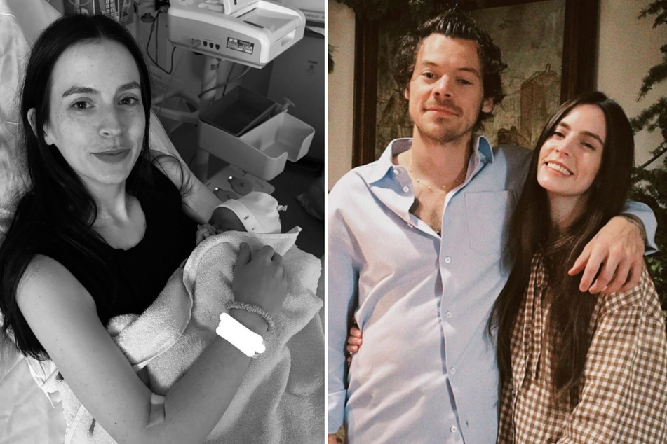 Harry Styles (c.) is now an uncle, per his sister Gemma's recent baby announcement!