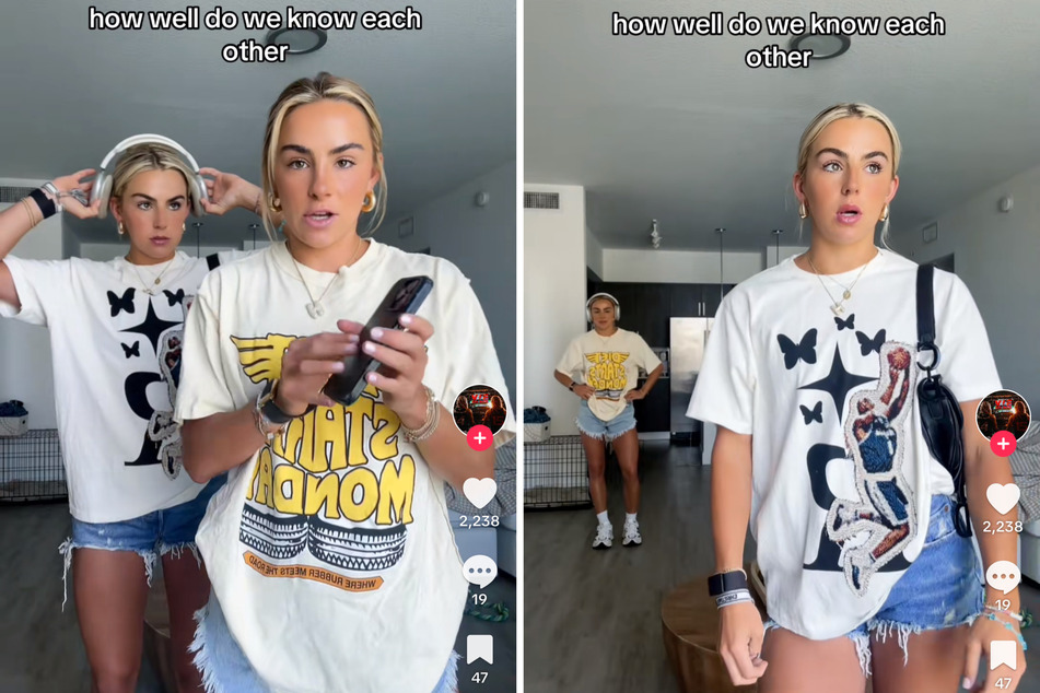 In a playful TikTok challenge, the Cavinder twins put their knowledge of one another to the test!