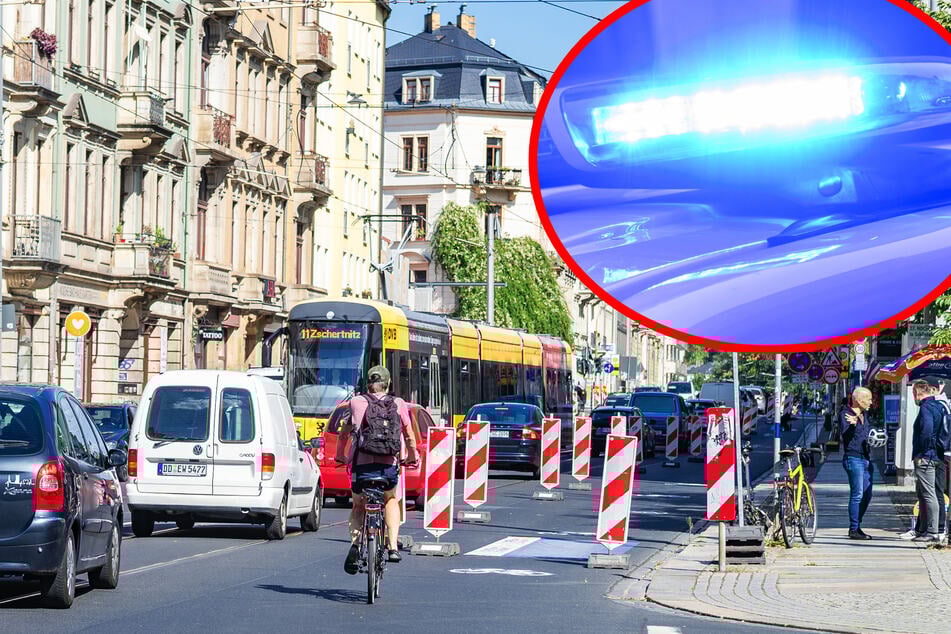 Beamte nahmen den Dieb auf der Bautzner Straße fest. (Symbolfoto)