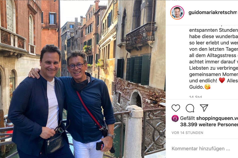 Guido und Frank grüßen aus Venedig.