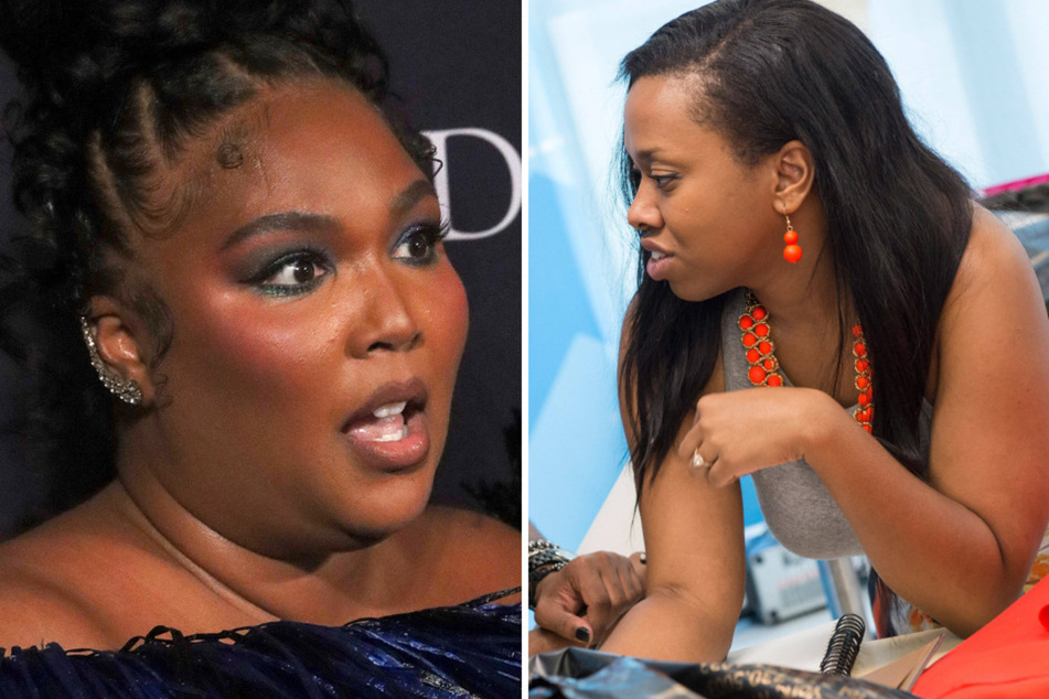 Lizzo (l.) has once again come under fire by another former tour member Asha Daniels for alleged sexual and racist harassment during her 2023 tour.