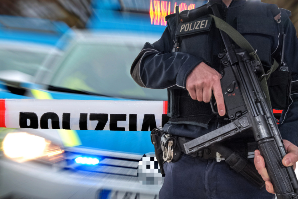 Die Polizei rückte mit starken Kräften an. (Symbolbild)