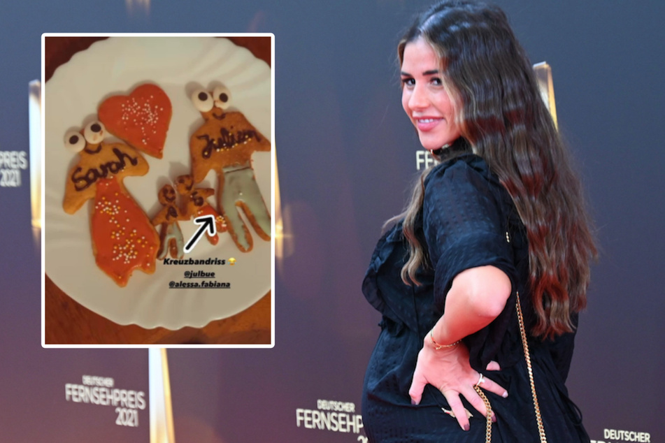 Schon im September 2021 hatte Sarah Engels (29) einen gut sichtbaren Bauch. Inzwischen erwartet sie die Geburt ihres Babys.