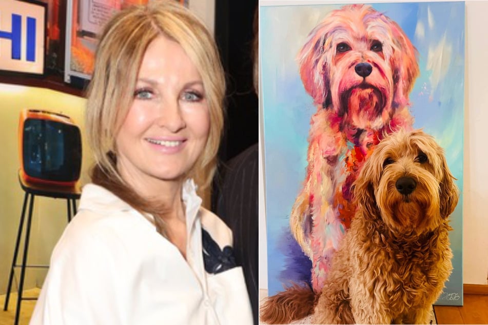 Besondere Überraschung per Post: Frauke Ludowigs Hund Cooper verewigt