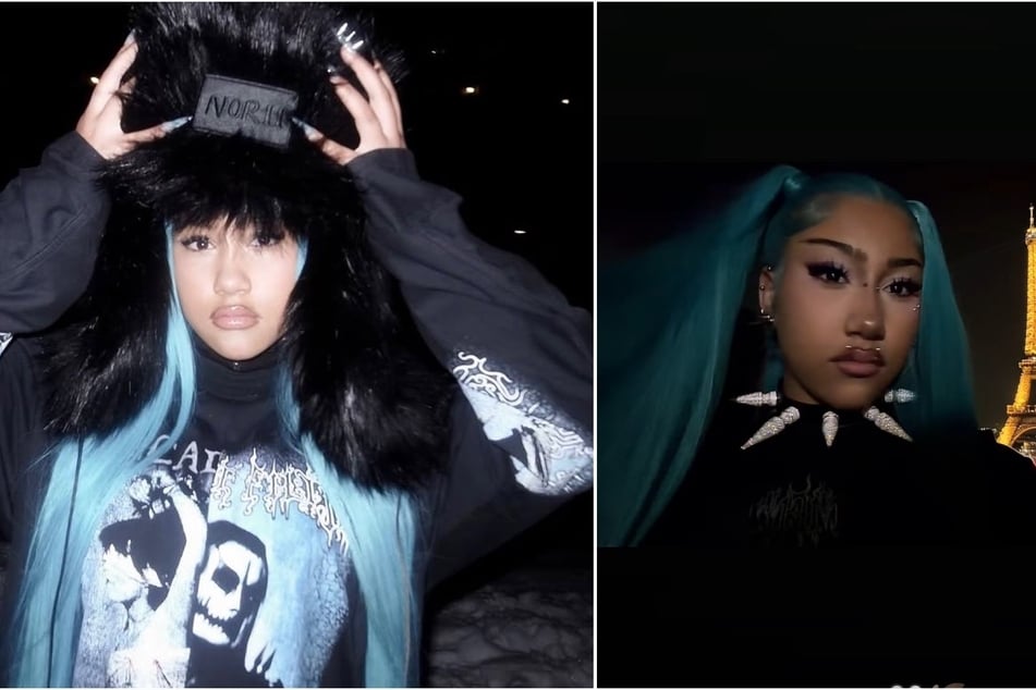 North West has debuted more piercings at Paris Fashion Week.