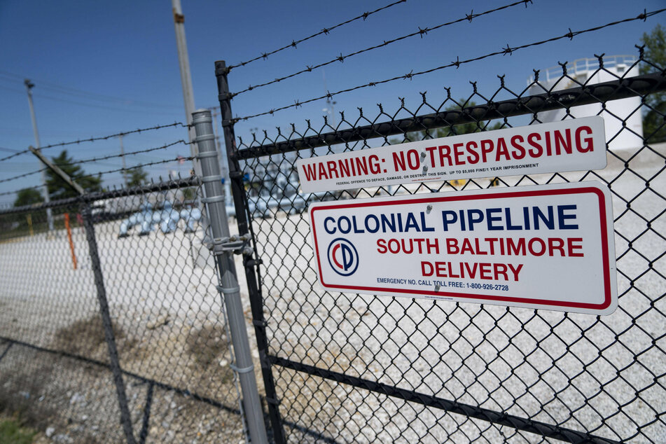 Colonia Pipeline facility in Baltimore, Maryland.