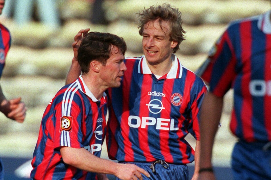 Zwei Rote, die sich nicht immer grün waren: Jürgen Klinsmann (61, r.) trifft bei dem Turnier auch auf Lothar Matthäus (64). Sind ihre Wogen geglättet? (Archiv)