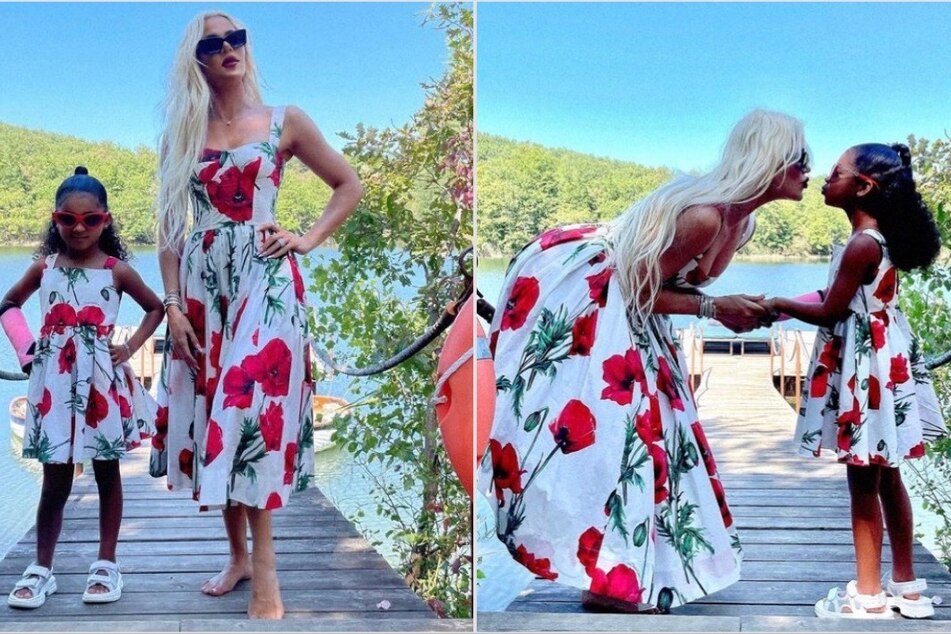 Khloe Kardashian "tomato girl" twins on dreamy Tuscany vacay