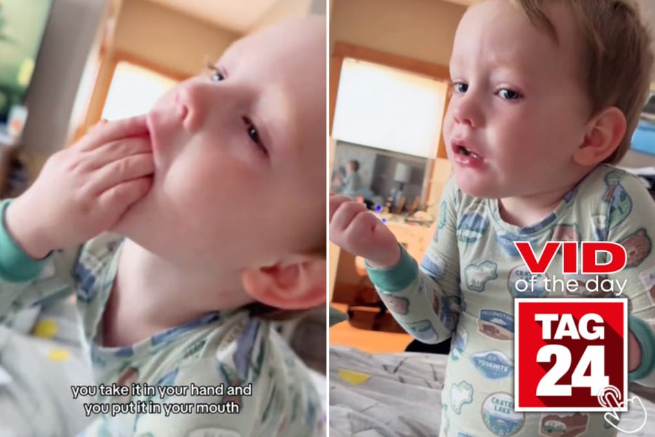 Today's Viral Video of the Day features a little boy who couldn't stop eating spicy peas after trying them for the first time!