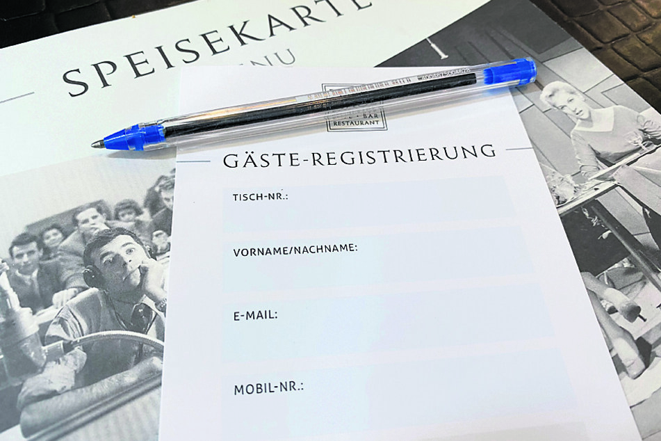 Wird kommen: Nachverfolgung von Kontaktdaten in Restaurants.