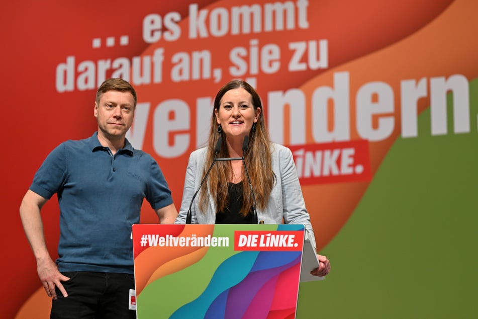 Martin Schirdewan (46) und Janine Wissler (41) setzten sich als Doppelspitze der Linkspartei durch.