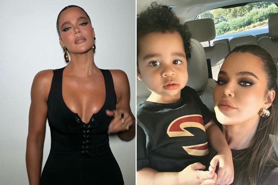 Khloé Kardashian has shared a sweet new snap with her baby boy, Tatum Thompson!