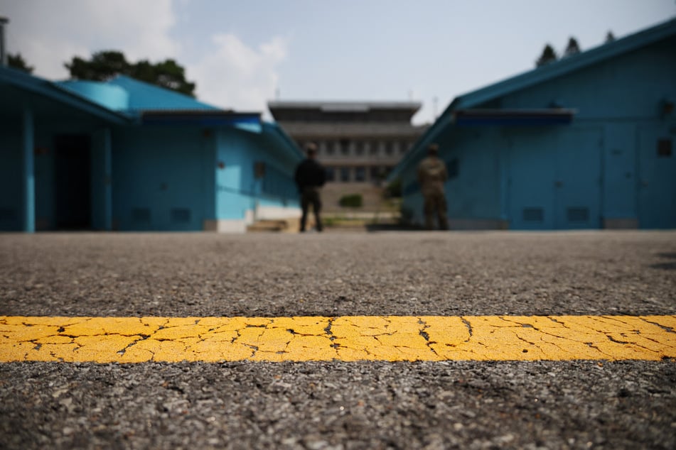 A North Korean defector was detained on after crashing a stolen bus into the demilitarized zone in an attempt to return home (file photo).