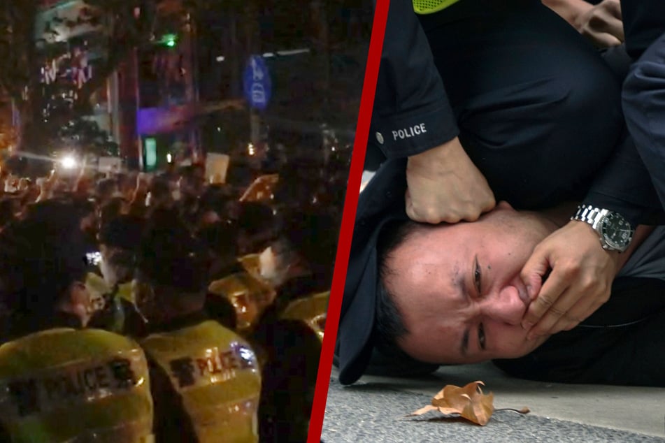 Demos gegen Corona-Regeln: China droht Protestlern mit "hartem Durchgreifen"