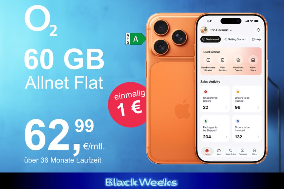 Das neue iPhone 17 Pro Max inkl. 60 GB Datenvolumen für nur 1 Euro exklusiv bei o2.