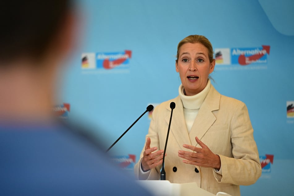 AfD-Chefin Alice Weidel (47) hat für den CDU-Beschluss, den Plenarsaal während der Wahl des Ministerpräsidenten zu verlassen, nur Spott übrig.