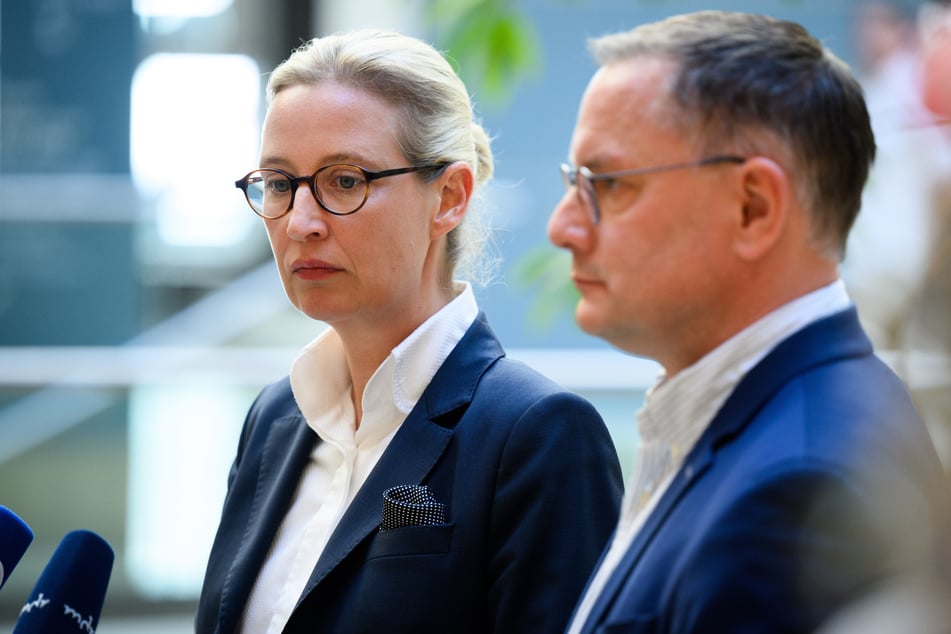 Die Parteivorsitzenden der AfD: Alice Weidel (45) und Tino Chrupalla (49).