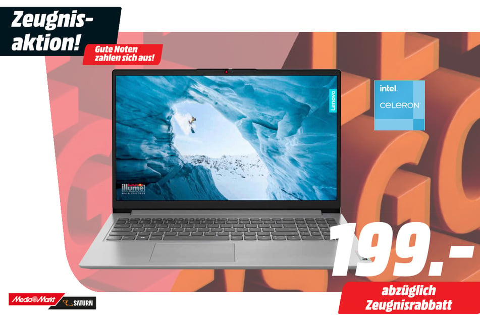 Lenovo-Notebook für 199 Euro.