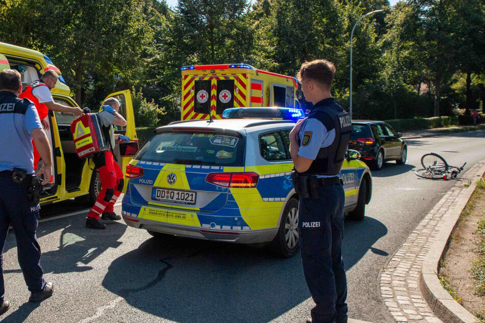Radfahrerin in Zittau von Golf erfasst: Schwer verletzt