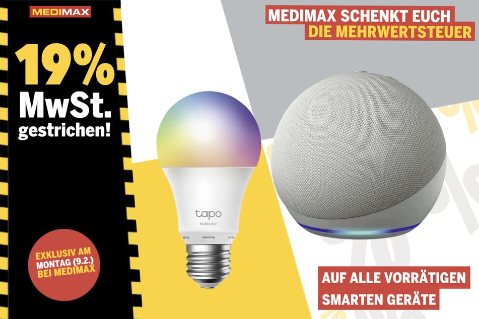 Mehrwertsteuer gestrichen auf alle Produkte aus dem Bereich Smart Home.