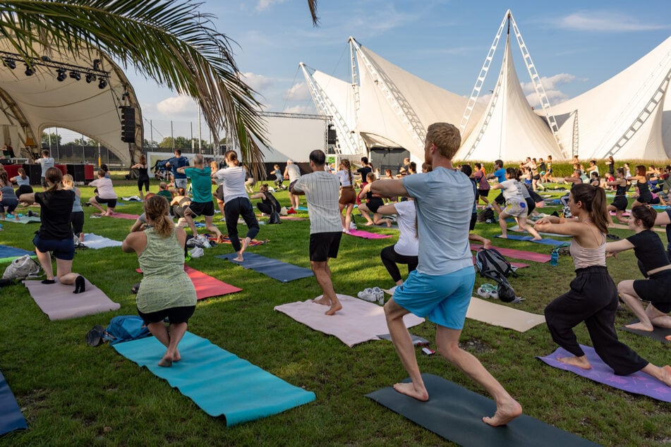 Veranstaltungen wie Yoga finden in diesem Jahr nicht mehr am OstraDome statt.