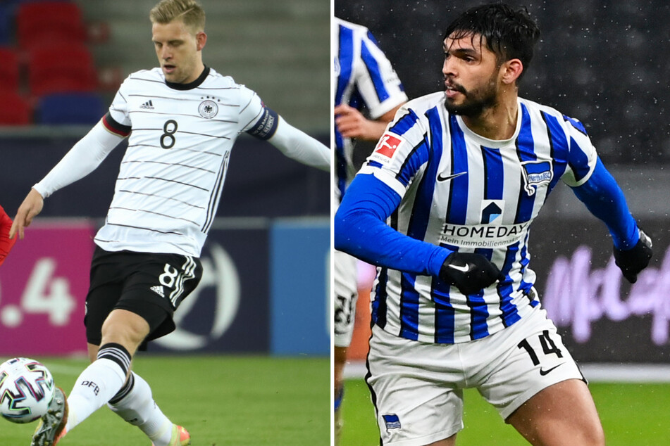 Nach nur einem Jahr ist Omar Alderete (24/r.) schon wieder weg. Arne Maier (22/l.) ließ sich nach seiner Leihe zu Arminia Bielefeld erneut ausleihen. (Bildmontage)
