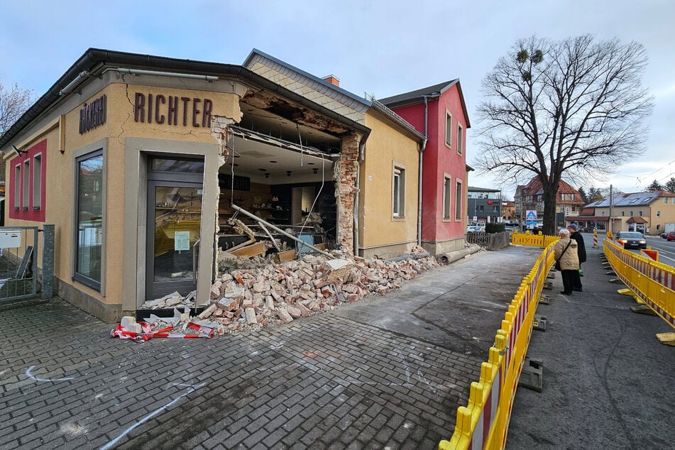 Zum Glück war zur Zeit des Unfalls niemand in der Backstube an der Bautzner Landstraße.